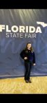 Aubrey Wood attended the Florida State Fair to sing the National Anthem.