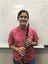 Rebecca Starling, 10th grade SHS student, will play the clarinet in the Honor Band.