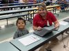 On March 31, 2021, the district ELL & Migrant programs hosted a parent night at Suwannee Springcrest Elementary. <br /><br />Our guests from FDLRS, Leah Harrell and Ashley Lundy, assisted families with making "Study Cubbies" to provide their children with a study space at home.