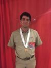 Ezra Woloszyn and his first place medal at the state of Florida's SkillsUSA Competition.