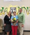 Suwannee Middle School Related Employee of the Year Goldie Fralick.